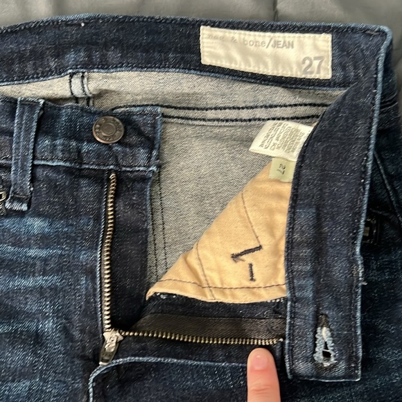 Rag & Bone Dark Wash Skinny Jeans Size 27 - Picture 2 of 9